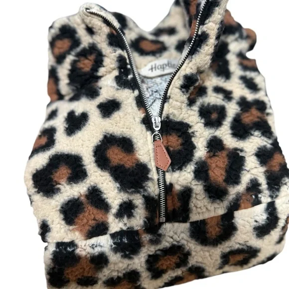 Haptics Sherpa women’s sweater animal print size small - Picture 3 of 14
